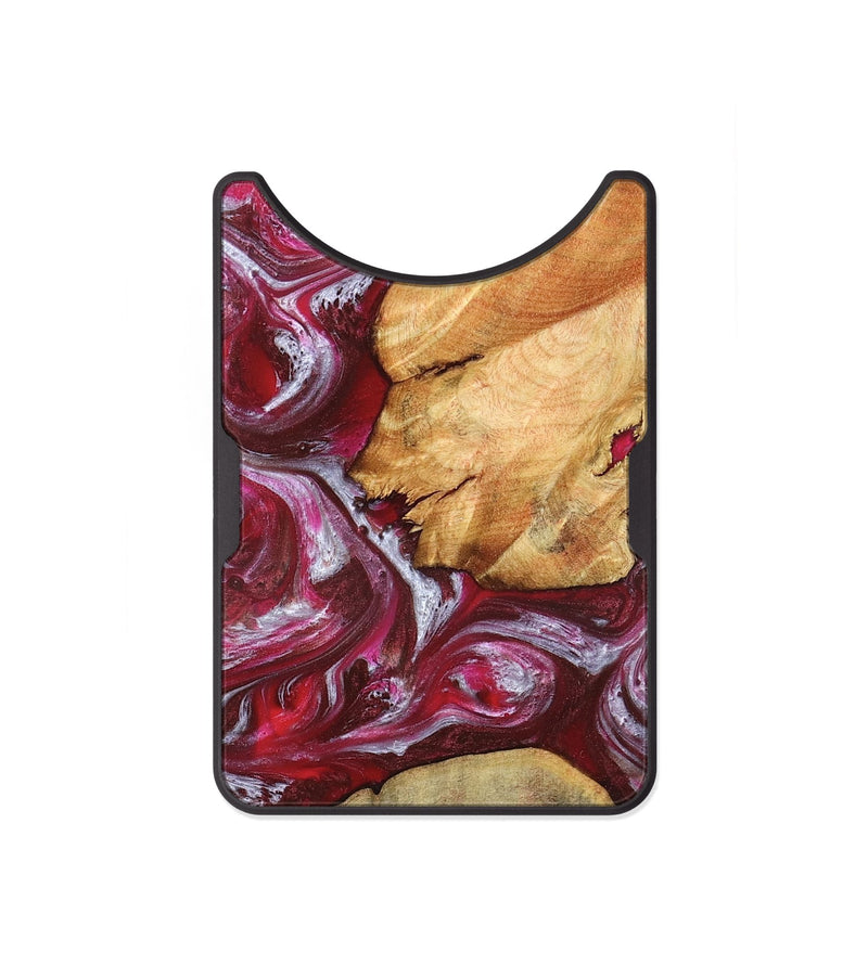 Alloy Wood Wallet - Diann (Red, 827150)