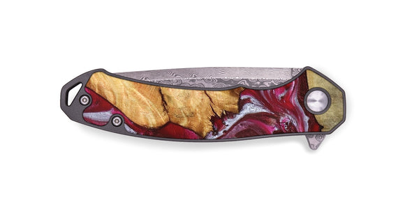 EDC Wood Pocket Knife - Diann (Red, 827150)