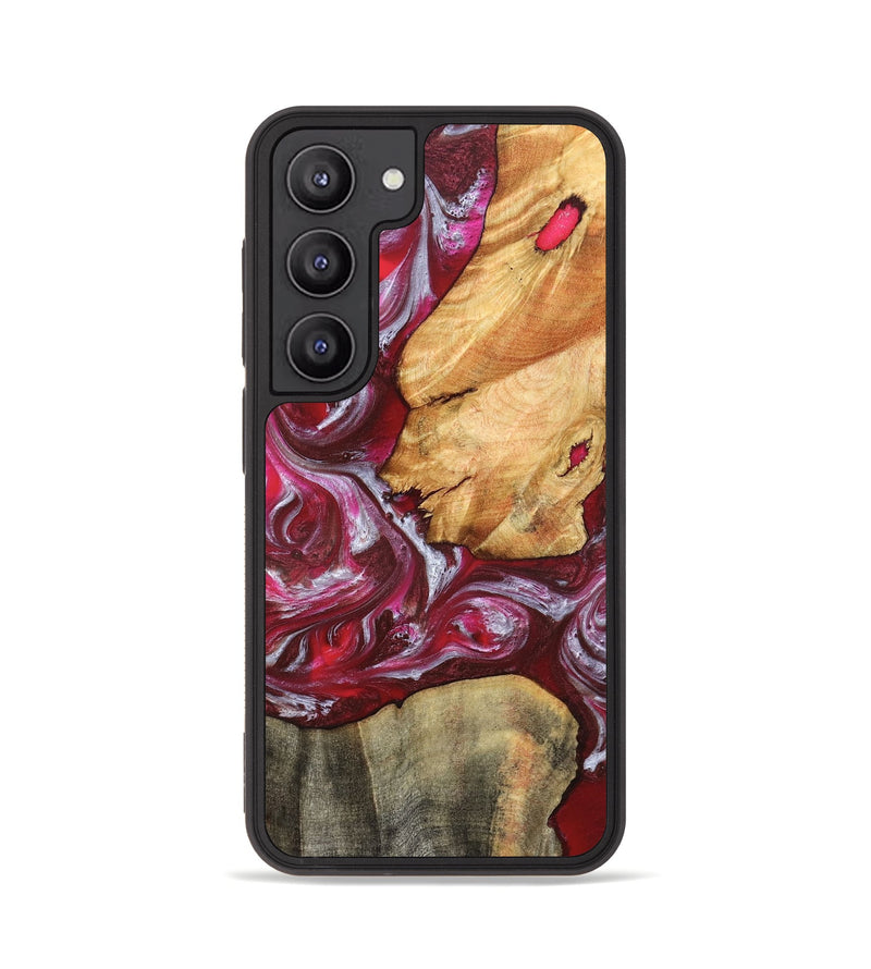 Galaxy S23 Wood Phone Case - Diann (Red, 827150)