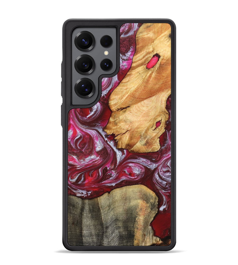 Galaxy S25 Ultra Wood Phone Case - Diann (Red, 827150)