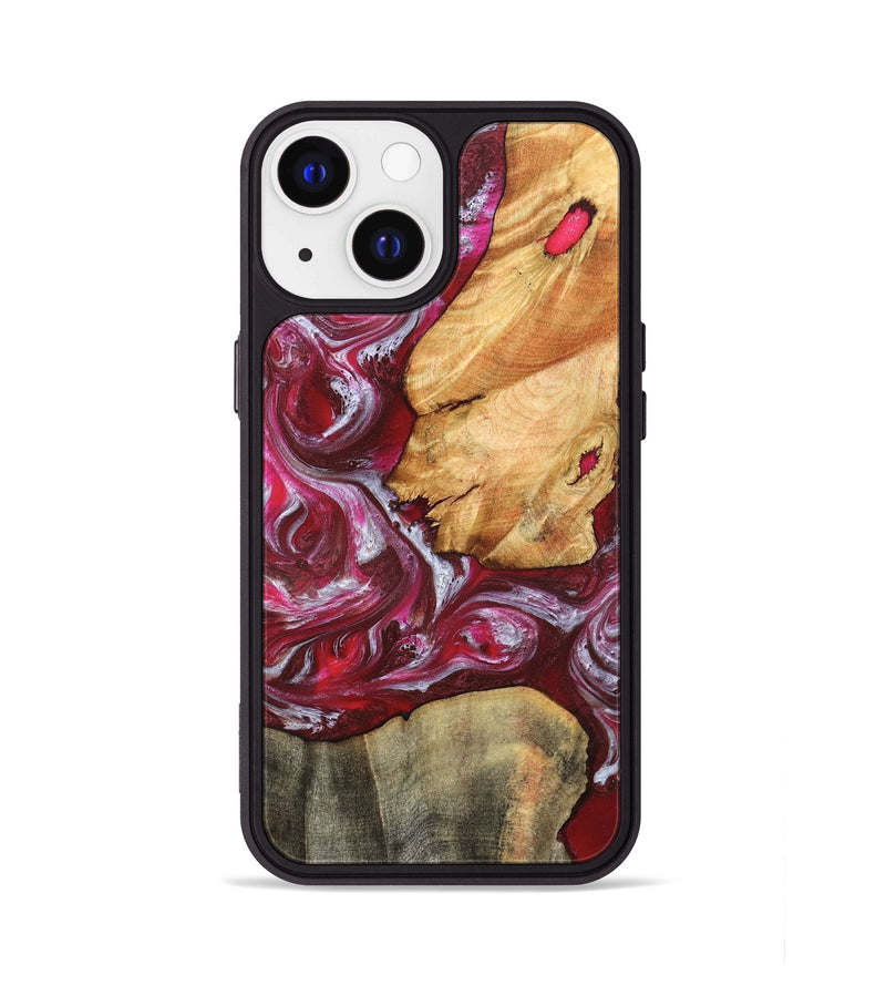 iPhone 13 Wood Phone Case - Diann (Red, 827150)