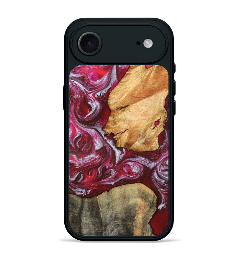 iPhone 17 Air Wood Phone Case - Diann (Red, 827150)