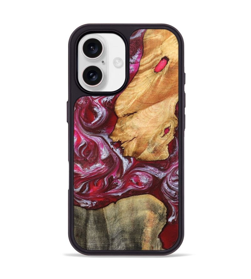iPhone 17 Wood Phone Case - Diann (Red, 827150)