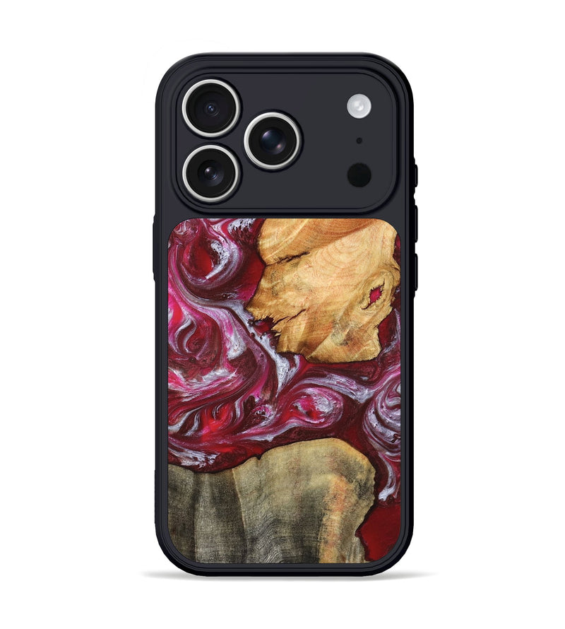 iPhone 17 Pro Wood Phone Case - Diann (Red, 827150)