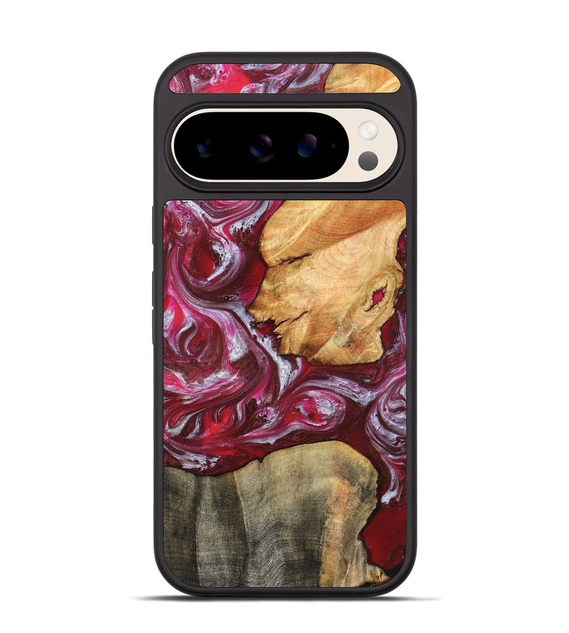 Pixel 10 Wood Phone Case - Diann (Red, 827150)