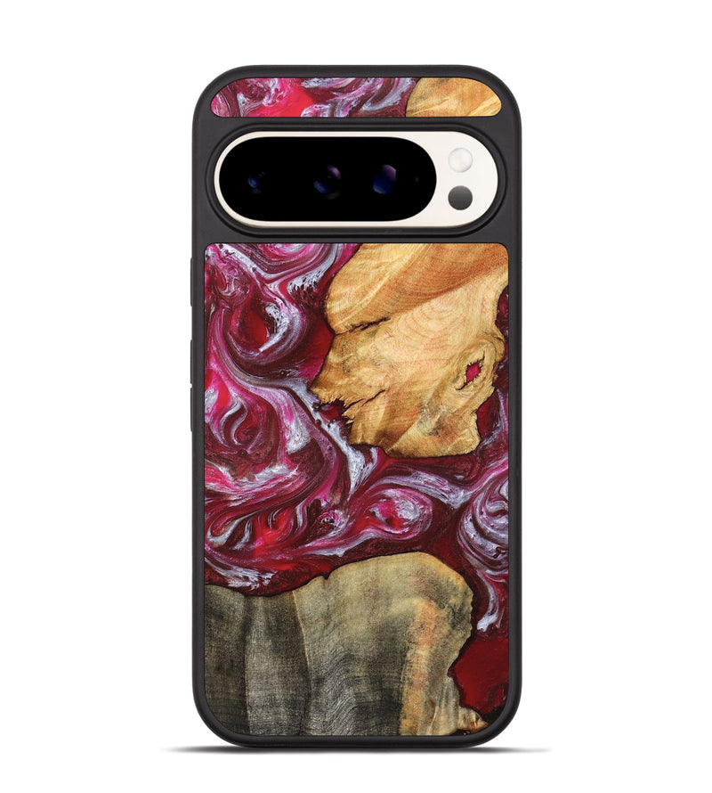 Pixel 9 Pro Wood Phone Case - Diann (Red, 827150)