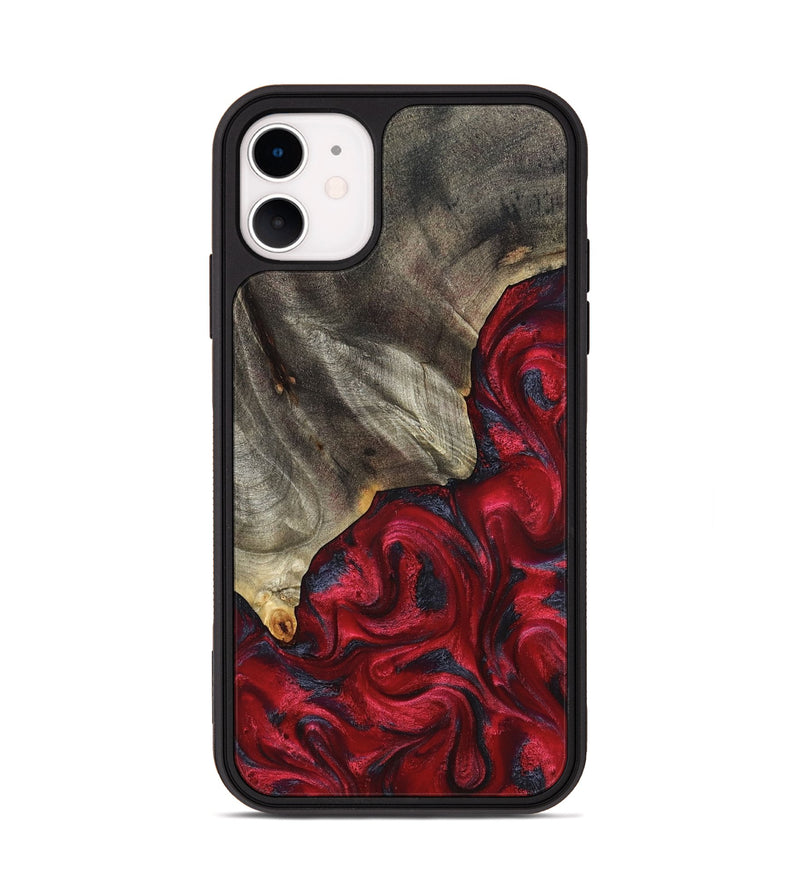 iPhone 11 Wood Phone Case - Jeramie (Red, 827151)