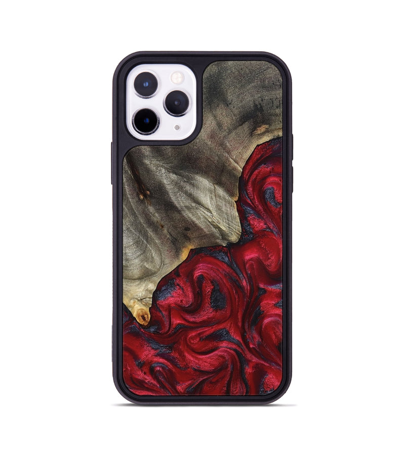 iPhone 11 Pro Wood Phone Case - Jeramie (Red, 827151)