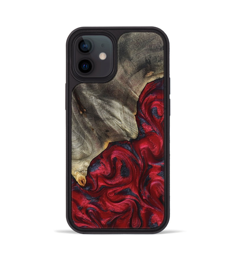 iPhone 12 Wood Phone Case - Jeramie (Red, 827151)