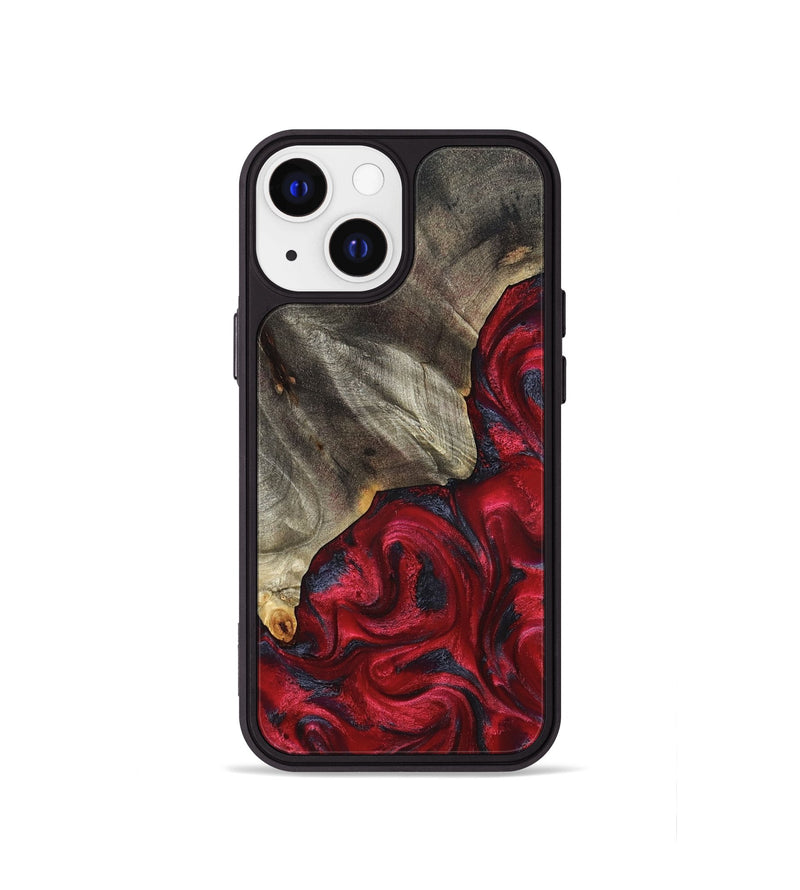iPhone 13 mini Wood Phone Case - Jeramie (Red, 827151)