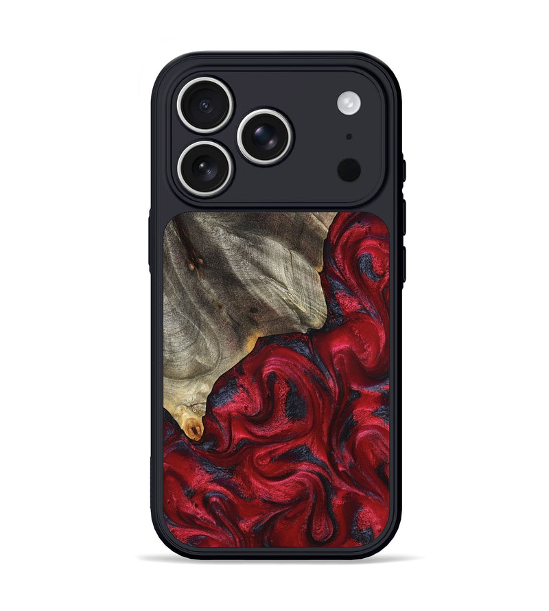 iPhone 17 Pro Wood Phone Case - Jeramie (Red, 827151)