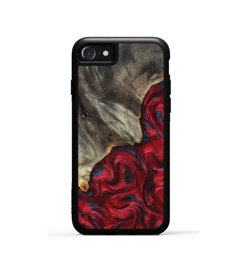 iPhone SE Wood Phone Case - Jeramie (Red, 827151)