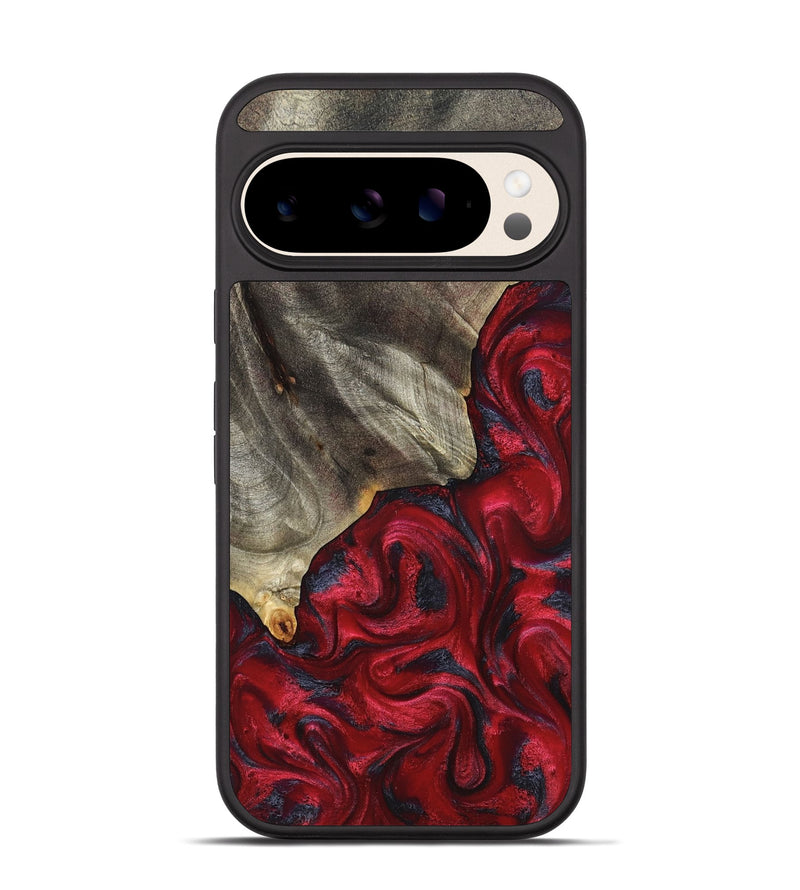 Pixel 10 Wood Phone Case - Jeramie (Red, 827151)