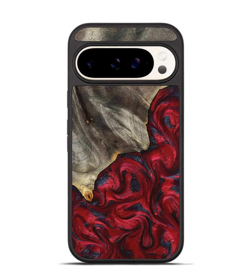 Pixel 9 Pro Wood Phone Case - Jeramie (Red, 827151)