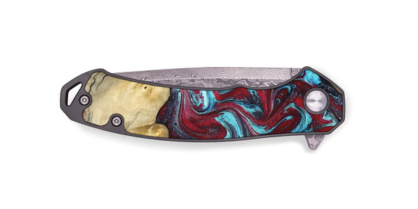 EDC Wood Pocket Knife - Haven (Red, 827152)