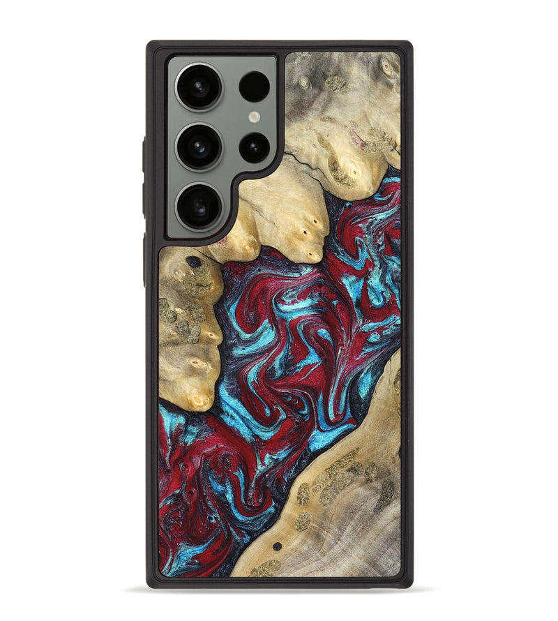 Galaxy S23 Ultra Wood Phone Case - Haven (Red, 827152)