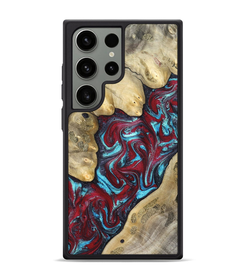 Galaxy S24 Ultra Wood Phone Case - Haven (Red, 827152)