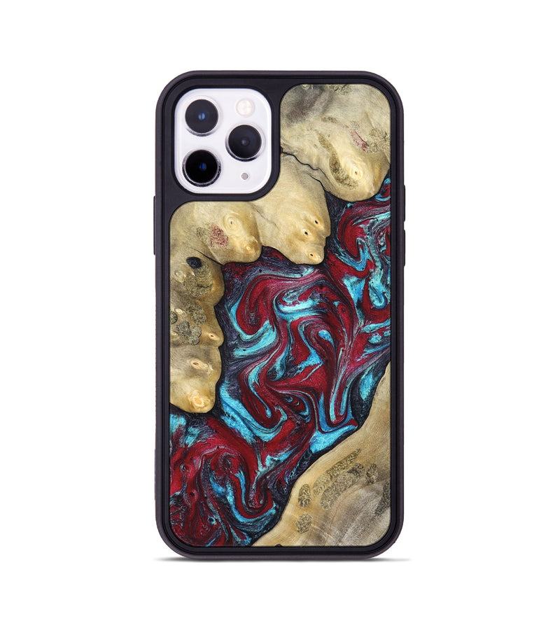 iPhone 11 Pro Wood Phone Case - Haven (Red, 827152)