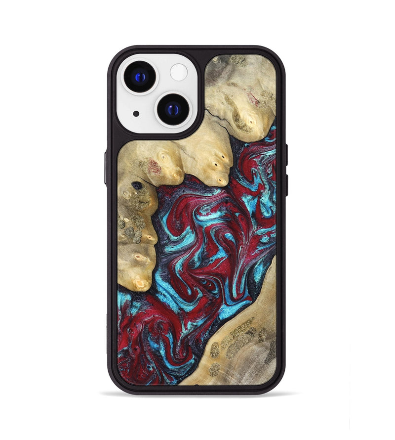 iPhone 13 Wood Phone Case - Haven (Red, 827152)
