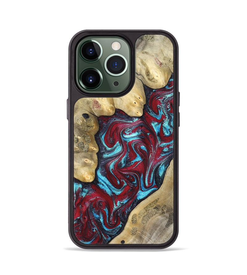 iPhone 13 Pro Wood Phone Case - Haven (Red, 827152)