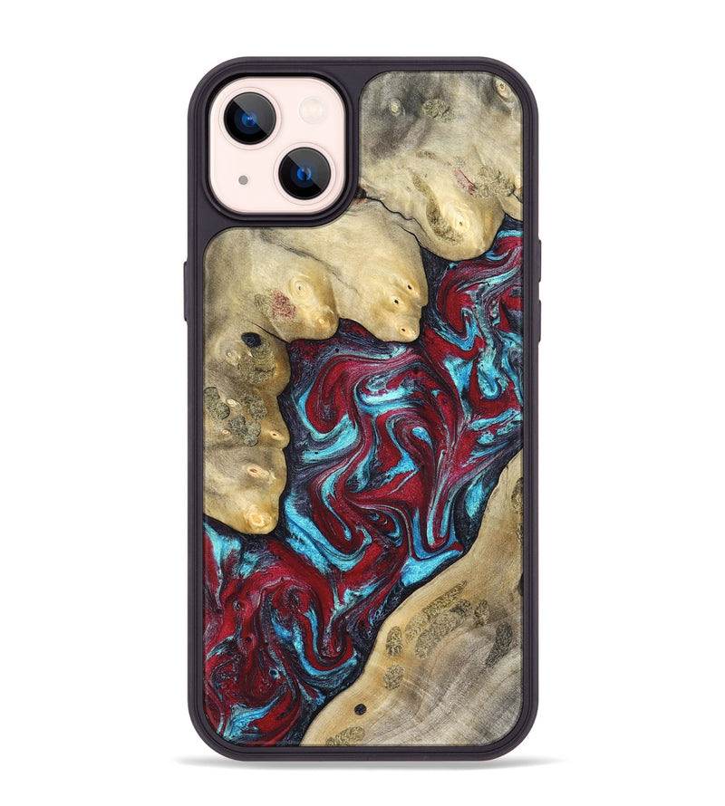 iPhone 14 Plus Wood Phone Case - Haven (Red, 827152)