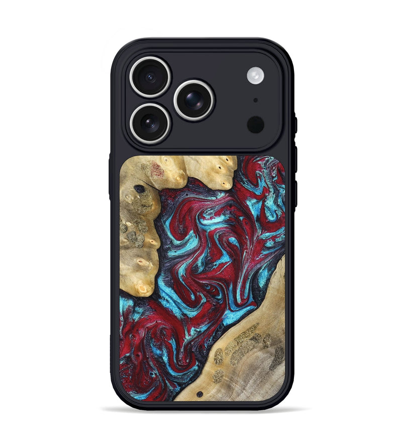 iPhone 17 Pro Wood Phone Case - Haven (Red, 827152)