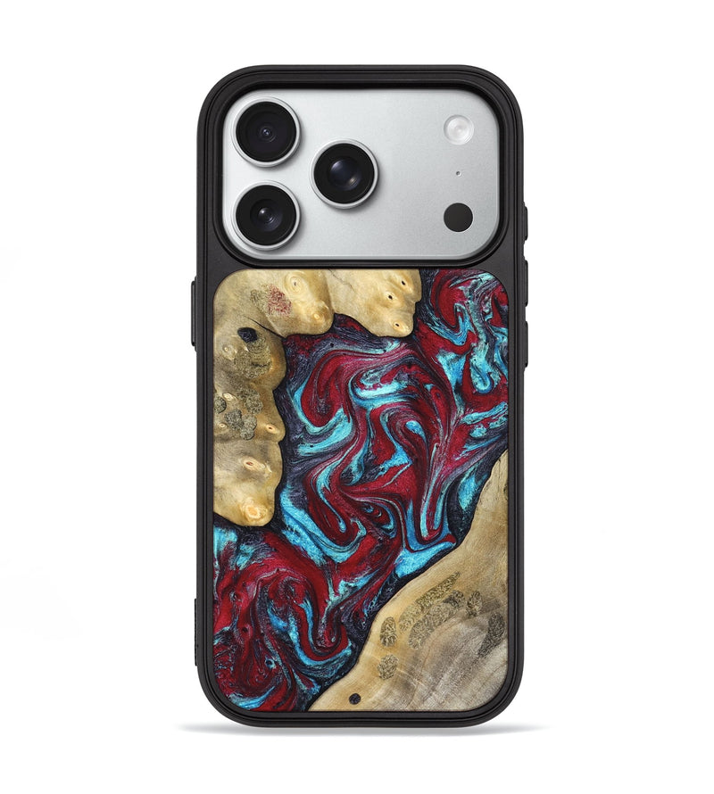 iPhone 18 Pro Wood Phone Case - Haven (Red, 827152)