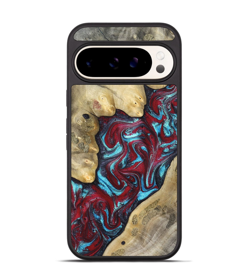 Pixel 9 Pro Wood Phone Case - Haven (Red, 827152)