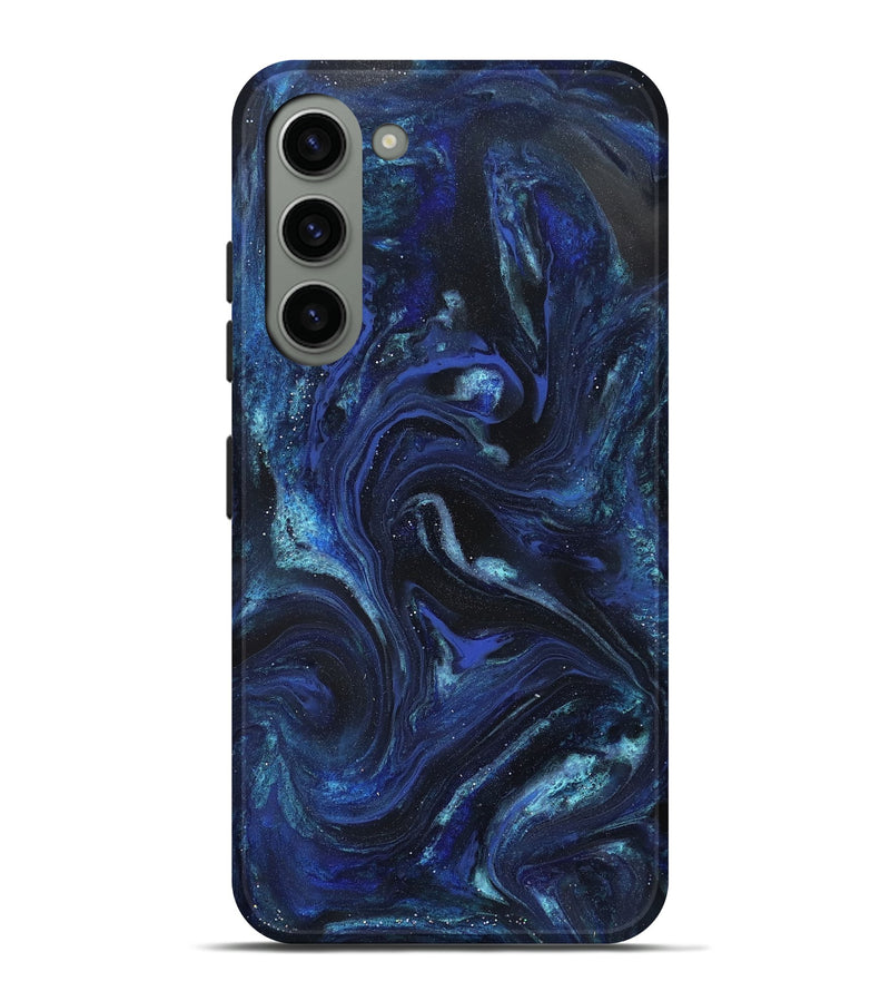 Galaxy S23 Plus ResinArt Live Edge Phone Case - Daisha (Blue, 827155)