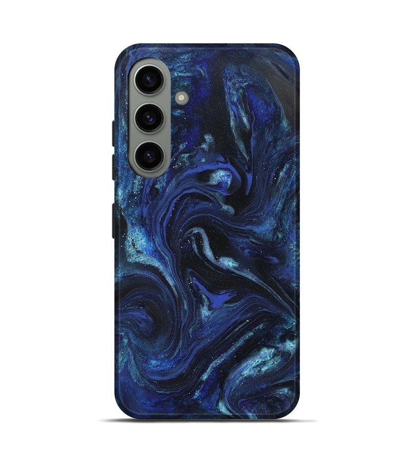 Galaxy S24 ResinArt Live Edge Phone Case - Daisha (Blue, 827155)