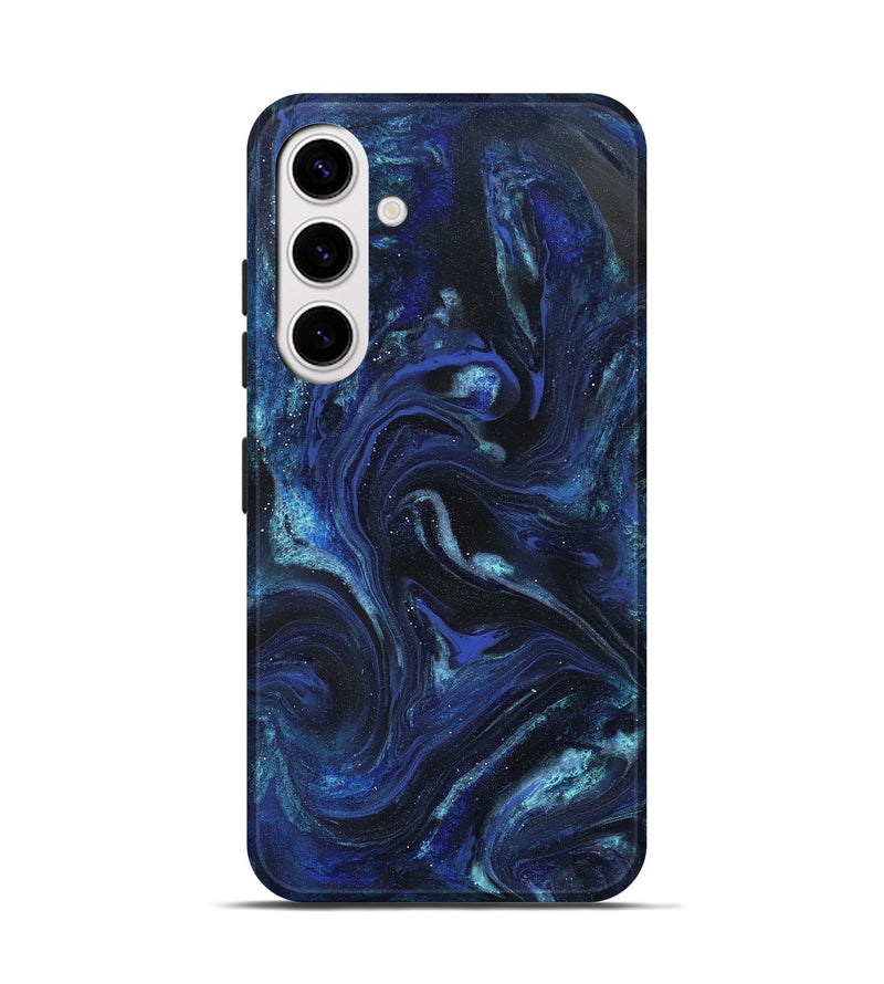Galaxy S25 ResinArt Live Edge Phone Case - Daisha (Blue, 827155)