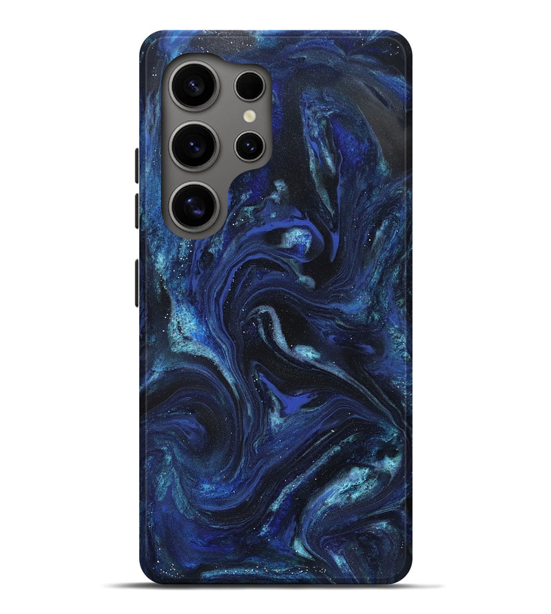 Galaxy S25 Ultra ResinArt Live Edge Phone Case - Daisha (Blue, 827155)