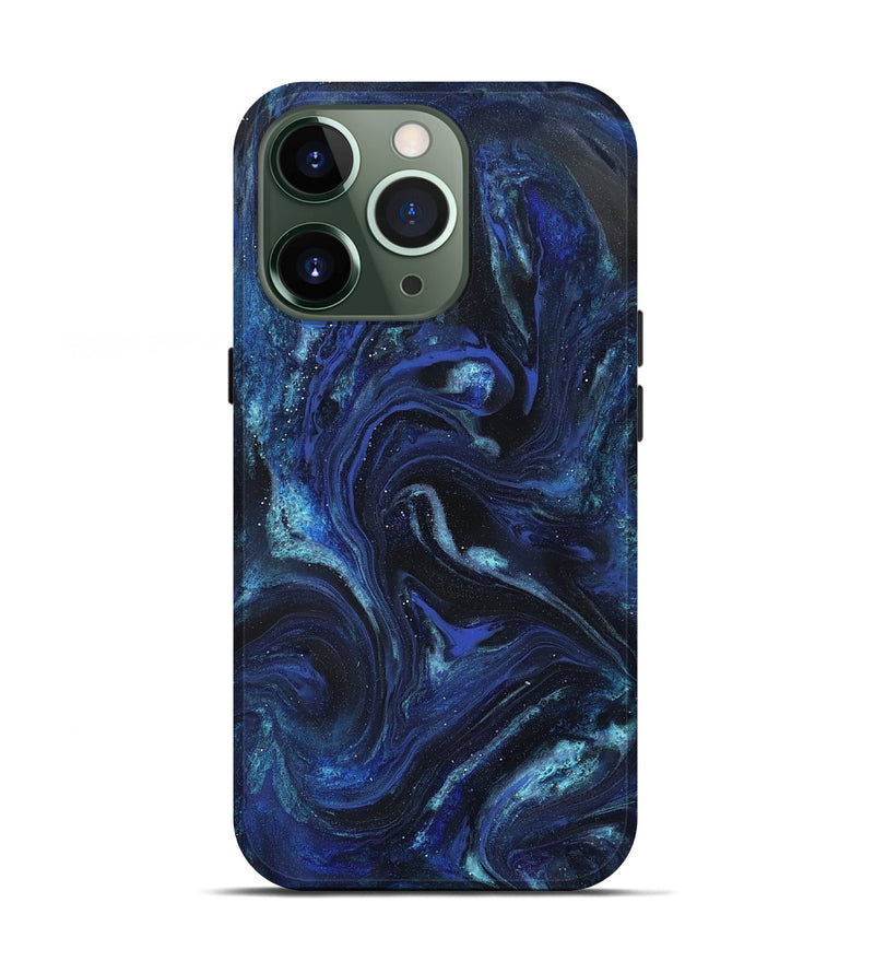 iPhone 13 Pro ResinArt Live Edge Phone Case - Daisha (Blue, 827155)