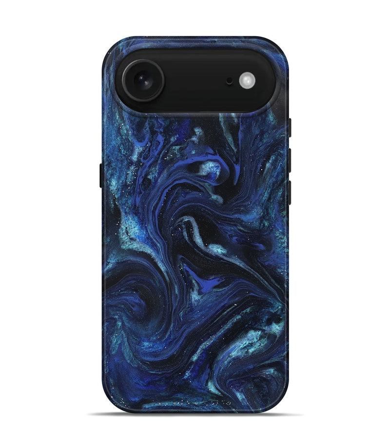 iPhone 17 Air ResinArt Live Edge Phone Case - Daisha (Blue, 827155)