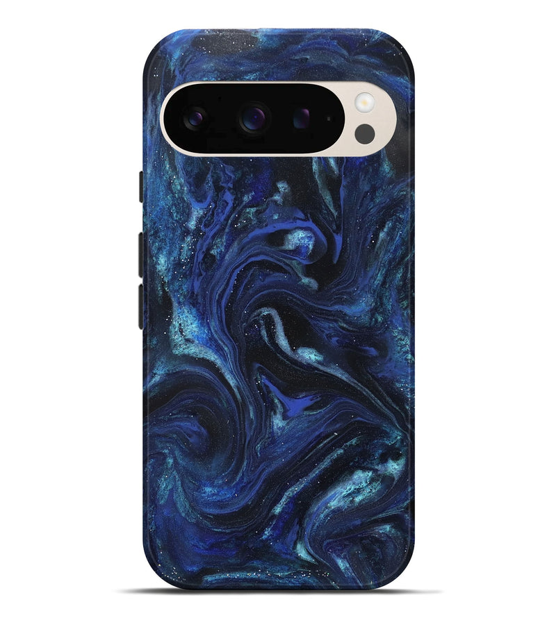 Pixel 10 Pro XL ResinArt Live Edge Phone Case - Daisha (Blue, 827155)