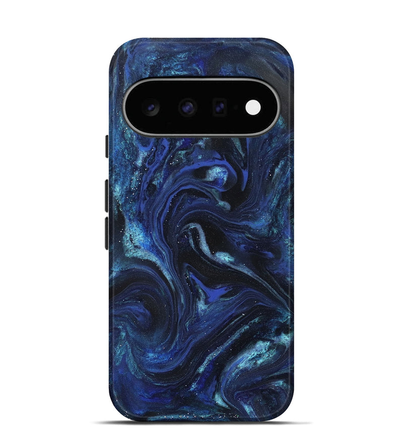 Pixel 11 ResinArt Live Edge Phone Case - Daisha (Blue, 827155)