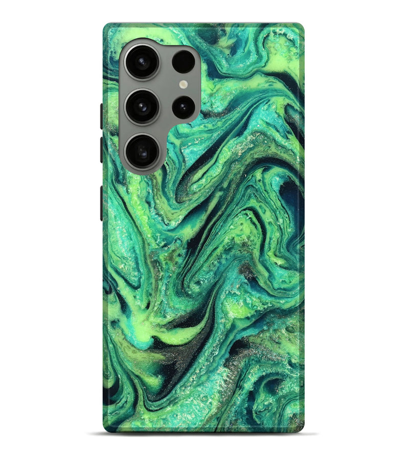 Galaxy S24 Ultra ResinArt Live Edge Phone Case - Nanette (Green, 827156)