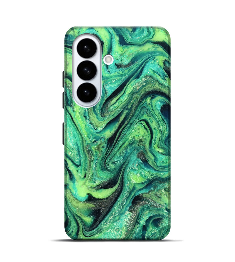 Galaxy S26 ResinArt Live Edge Phone Case - Nanette (Green, 827156)