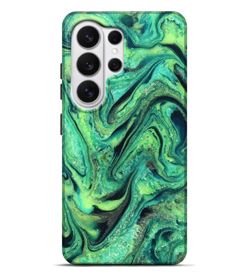 Galaxy S26 Ultra ResinArt Live Edge Phone Case - Nanette (Green, 827156)