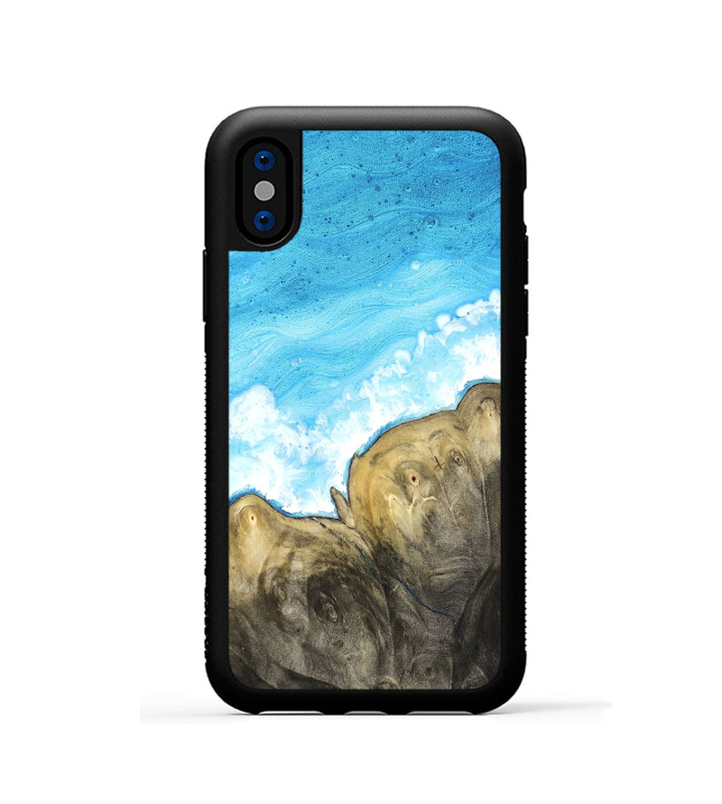 iPhone Xs Wood Phone Case - Everly (Coastal, 827165)