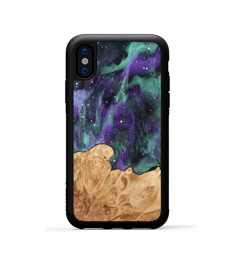 iPhone Xs Wood Phone Case - Samira (Cosmos, 827170)
