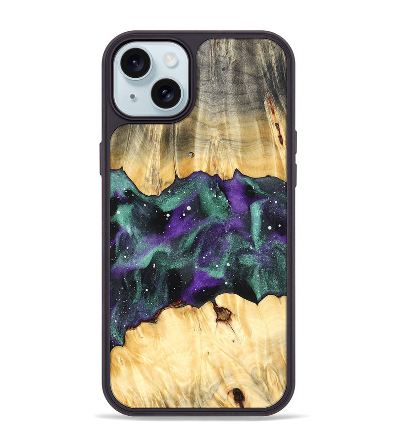 iPhone 15 Plus Wood Phone Case - Jaleel (Cosmos, 827176)