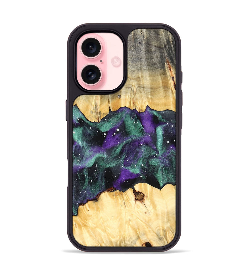 iPhone 16 Wood Phone Case - Jaleel (Cosmos, 827176)