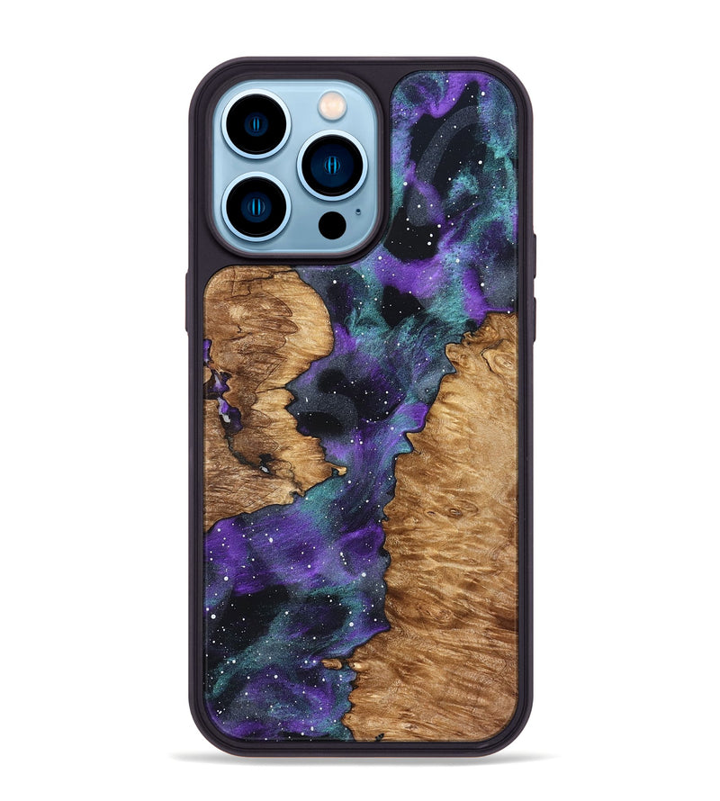 iPhone 14 Pro Max Wood Phone Case - Alitzel (Cosmos, 827179)