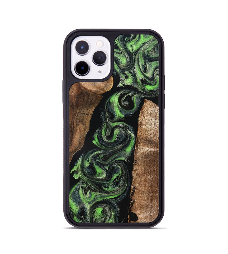 iPhone 11 Pro Wood Phone Case - Lynsey (Green, 827180)