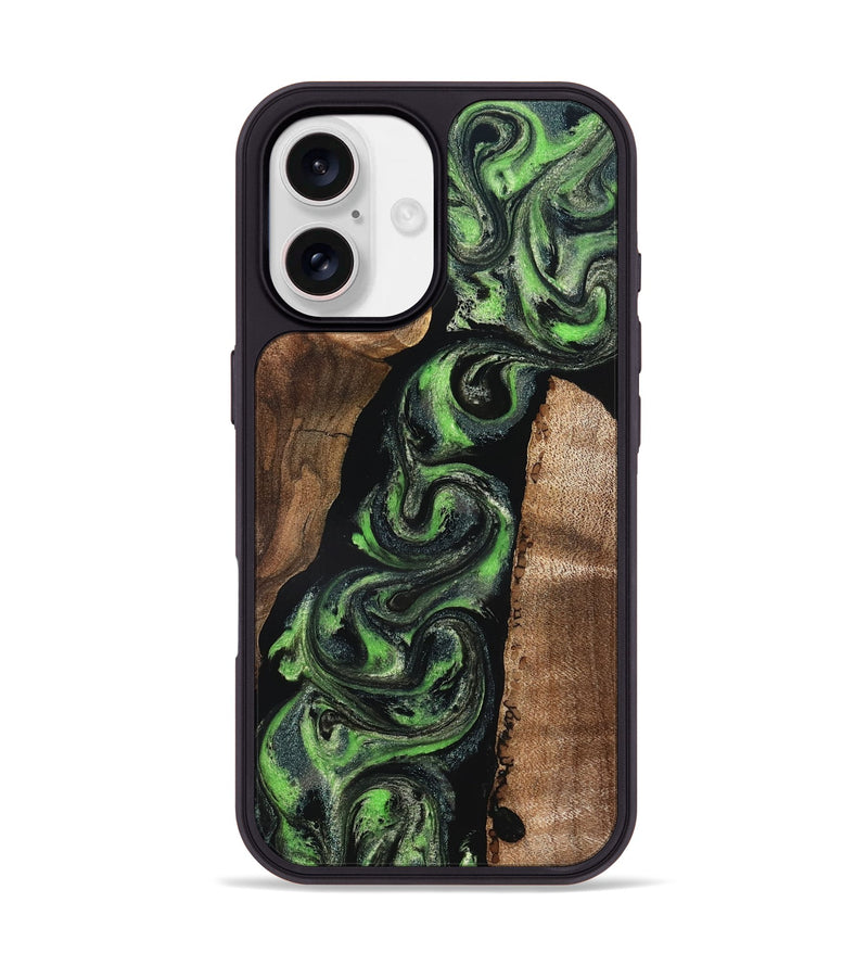 iPhone 17 Wood Phone Case - Lynsey (Green, 827180)