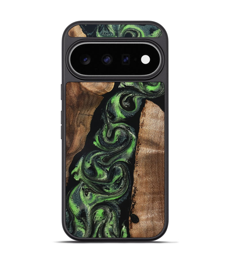 Pixel 11 Pro Wood Phone Case - Lynsey (Green, 827180)