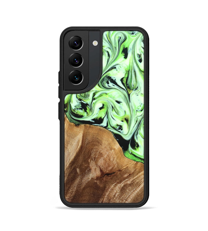 Galaxy S22 Wood Phone Case - Roselyn (Green, 827181)