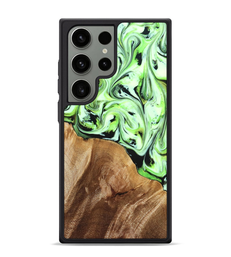 Galaxy S24 Ultra Wood Phone Case - Roselyn (Green, 827181)