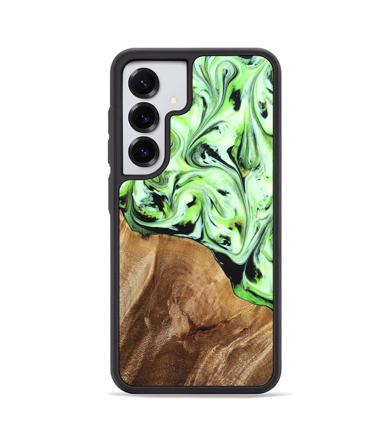 Galaxy S25 Wood Phone Case - Roselyn (Green, 827181)
